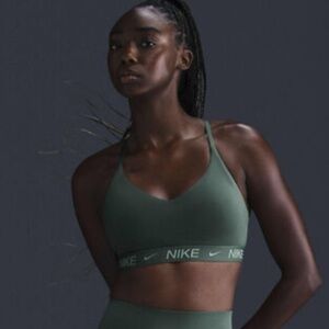 Nike Indy Light Support Padded Adjustable Sports Women's XL Vintage Green NWT